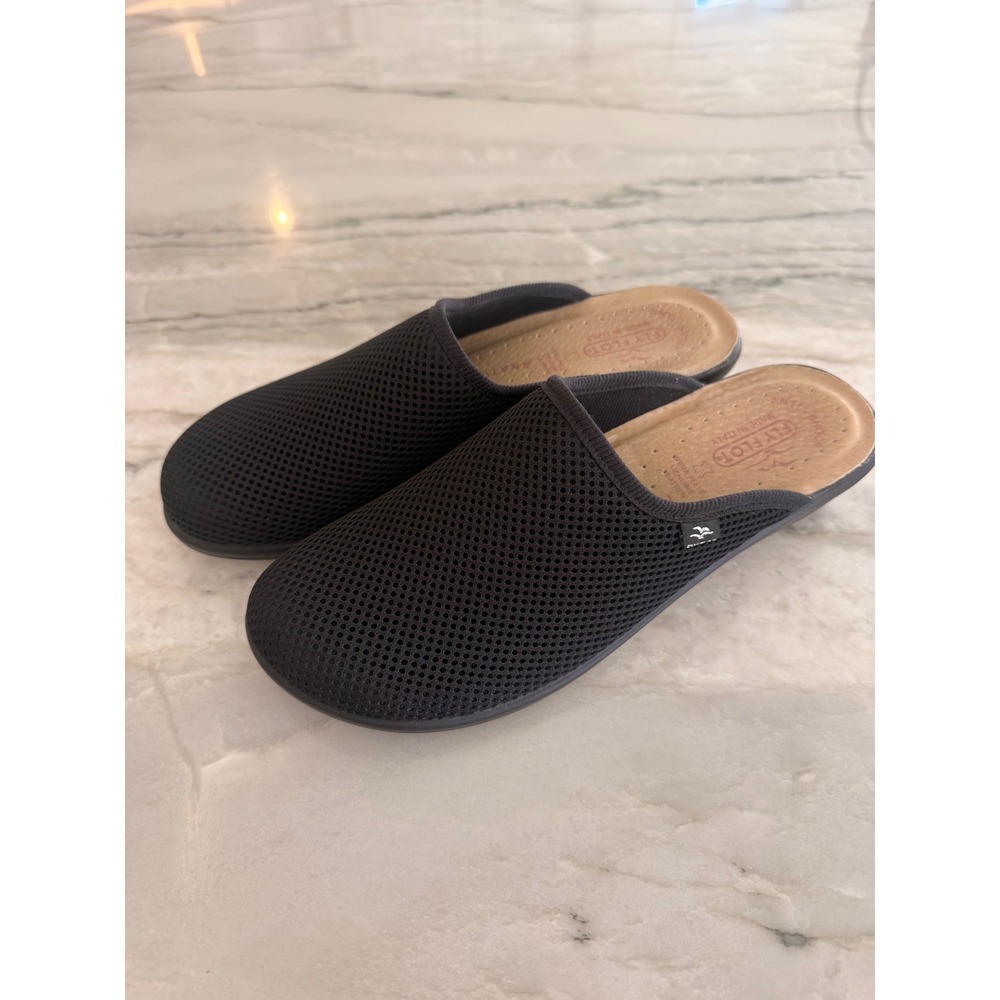 Fly Flot Mesh Clogs Women 41 Black Anatomic Anti-Shock Made in Italy